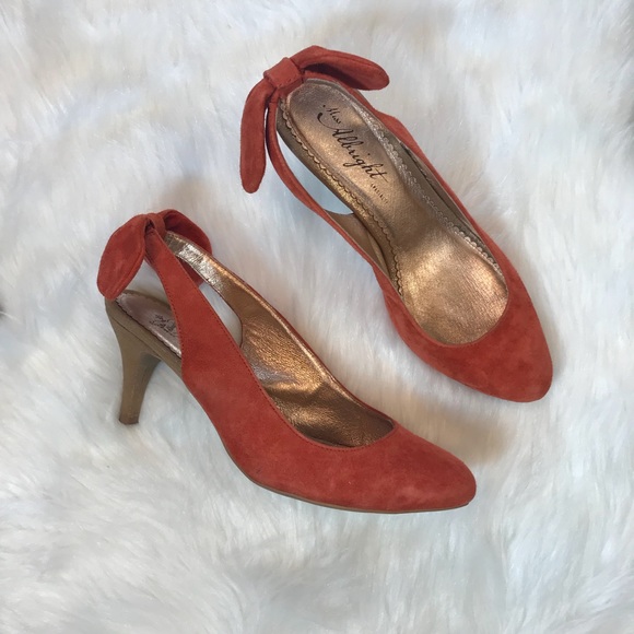 Anthropologie Miss Albright Suede Sling-Back Heels - Picture 6 of 8
